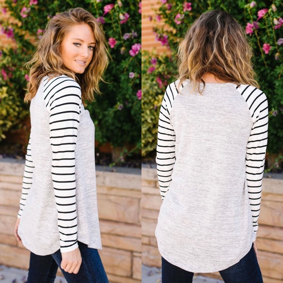 Throw And Go Raglan Long-Sleeved Tee - Picture 3 of 8